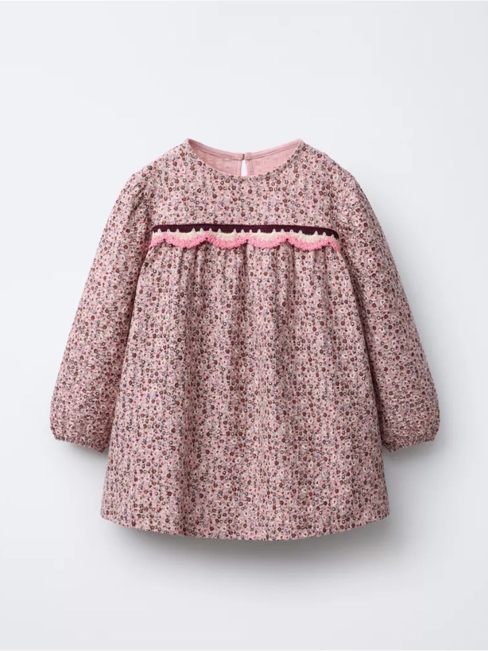 Zara Kids Floral Crochet Detail Dress NWOT Size T2